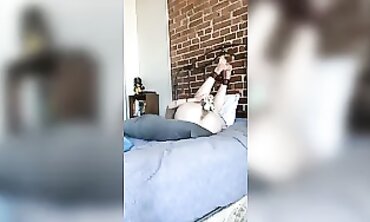 College Skank Gets Strapped and Fingered to a Painful Climax