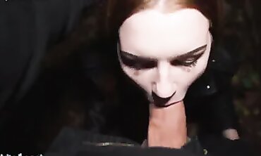 Katarina Rina Gets Plowed in the Forest at Night
