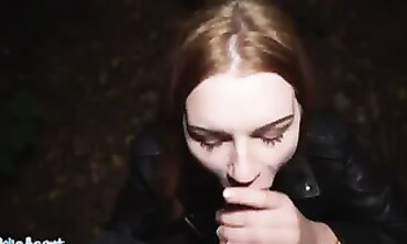 Katarina Rina Gets Plowed in the Forest at Night