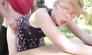 POV Outdoor Gangbang With My Best Friend