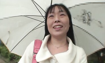 Super Hot Chinese black-haired Fumiko Manaka went to a dude's palace to smash her two
