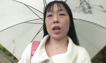 Super Hot Chinese black-haired Fumiko Manaka went to a dude's palace to smash her two