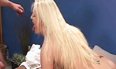 Ash-Blonde Saana Gets Smashed In A Few Ways Including Ass Fucking And Gets A Facial Cumshot