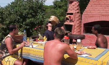 Chloe DeLaure Takes Tons Of Peckers Under The Sizzling Sun