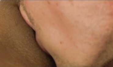 Red-Hot Thai slut in stilettos and in stocking Natalie edible romps with a dude on the couch