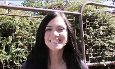 Inexperienced Street Fuckslut Alyssa Reece Gets Fuckpole