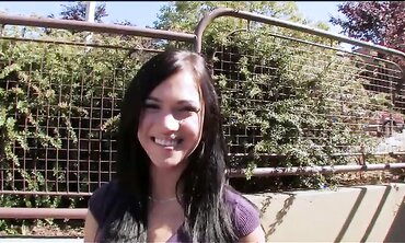 Inexperienced Street Fuckslut Alyssa Reece Gets Fuckpole