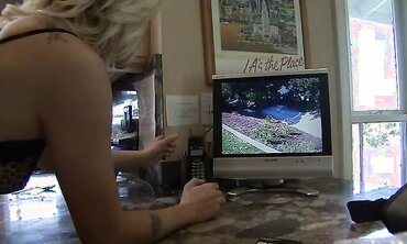 Light-Haired Brittany Angel Slips Her 19 Yr Elder Twat On Dark-Hued Man Sausage