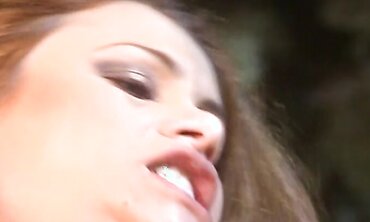 Yasmine Gets A Pop-Shot After Railing A Stiff Rod Outdoors During The Day