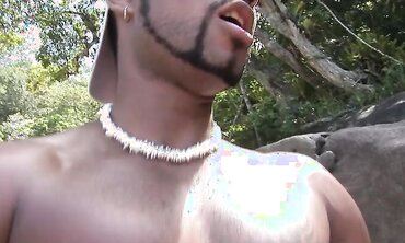 2 buff Mexican dudes deepthroat and smash on the beach