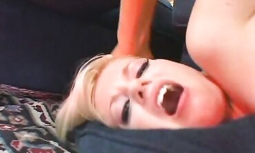Charlotte Stokely Is Facehole Drilled Until She Gags Then She's Pummeled Rock-Hard
