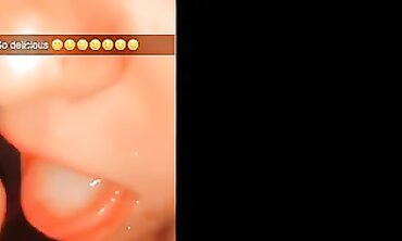 Joy Swallows Cum and Gets Facial in Amateur Compilation