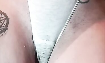Latina MILF Cristina Cielo Squirts While Masturbating in the Bathroom