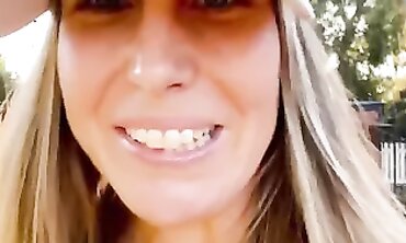 Amby Squirtprincess Claims Her Territory in Public