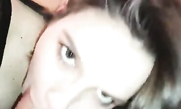 POV Interracial Threesome: Swallowing Deepthroat Cum