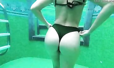 Honey Soaks in the Pool and Sensualizes in the Honey Tub