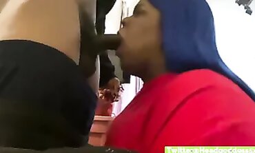 POV: Ebony MILF Makes Him Cum In 4 Minutes