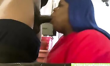 POV: Ebony MILF Makes Him Cum In 4 Minutes