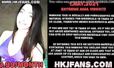 Hotkinkyjo Gets Extreme Anal Fisting