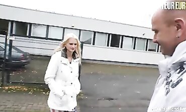 Mia Bitch: Rough German Hardcore Blowjob and Doggystyle