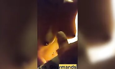 Hot MILF Offers POV Blowjob and Sex in the Sauna