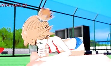 Pokemon 3D Animation: Misty and Ash Handjob and Oral Pleasure