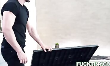 Petite Lana Roy Takes Maximo Garcia's Hard Cock in Amateur Hardcore Sex