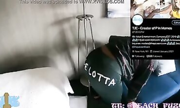 Ebony Maid In Spandex Hood Gets Banged Hard