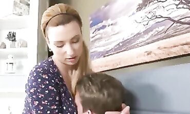 Step-Mom Lucia Fernandez Takes Her Stepson's Huge Dick