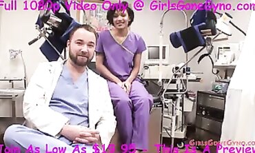 Nurse Lilith Rose Performs Gyno Exam on Jackie Banes