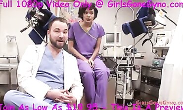 Nurse Lilith Rose Performs Gyno Exam on Jackie Banes