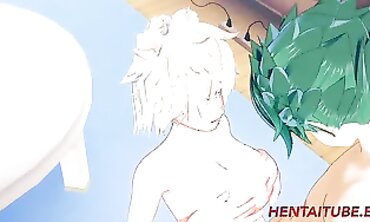 Mitsuki and Deku Cosplay Creampie