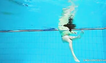 Princess Nina Mohnatka Swims in Bikini