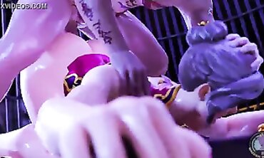 Chun-li Takes a Hard Anal Ride in Her Big Booty