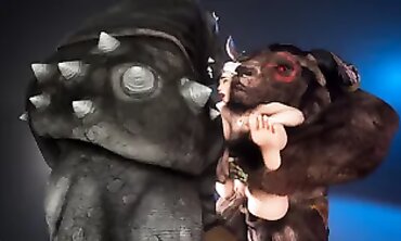 Milky's Rough Anal DP with Monster Sausage