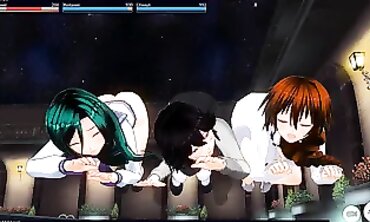 3D Anime Trio Gangbang: Bombshells Group Sex