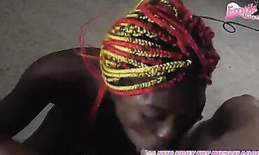 Skinny 19yo German Ebony Amateur Needs Cash For Homemade Porno