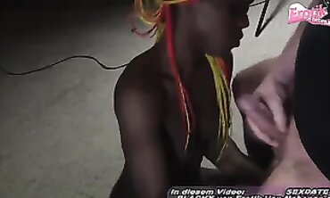 Skinny 19yo German Ebony Amateur Needs Cash For Homemade Porno
