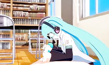 Vocaloid 3D Animation: Len and Miku in Uncensored Hentai