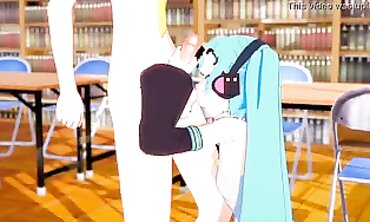 Vocaloid 3D Animation: Len and Miku in Uncensored Hentai