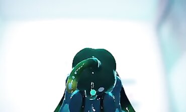 MMD Succubus Pet Slime Coochie with Gullet