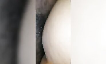 BBW Milf Takes Rough Double Anal in Public Bathroom