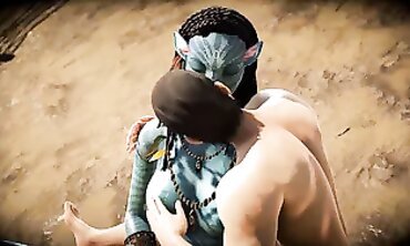 Avatar Hookup with Neytiri - 3D Anime Hardcore