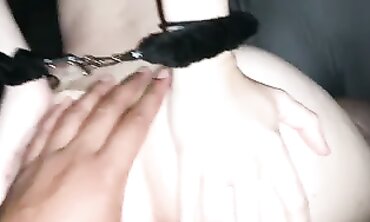 Skinny White Bimbos Handcuffed and Humped by BBCs