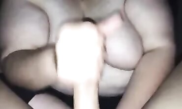 Guts Fapping: Milf Goddess Milks His Cock While Finger Pulverizes Her