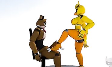 FNAF Nightbot Compilation: Hardcore Anal and Masturbation