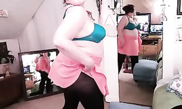 Dawn Skye 55: Mature Redhead Solo Play With Toys