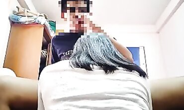 Asian College Girl Deep Throats While Smoking