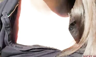 Nicky Mist Swallows Cum In Public POV