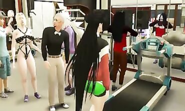 Naruto VIP Anal Party: Hinata and Colleagues Share Each Other